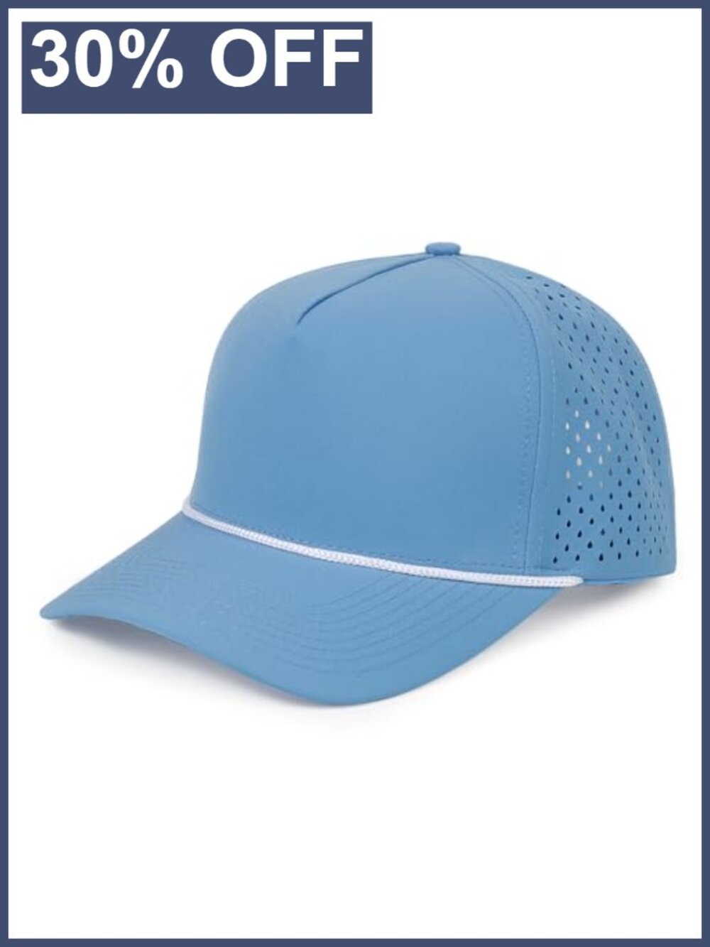 Quick Dry Baseball Cap Snapback Golf Trucker Hat Adjustable 5-Panel